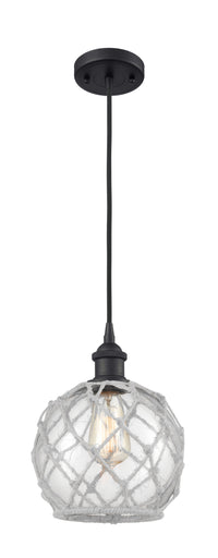 Ballston Mini Pendant Antique Brass 8 Inch