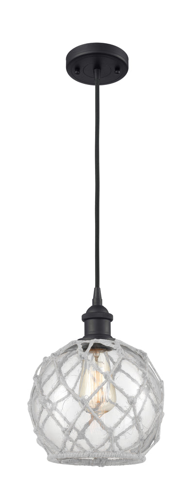 Ballston Mini Pendant Antique Brass 8 Inch