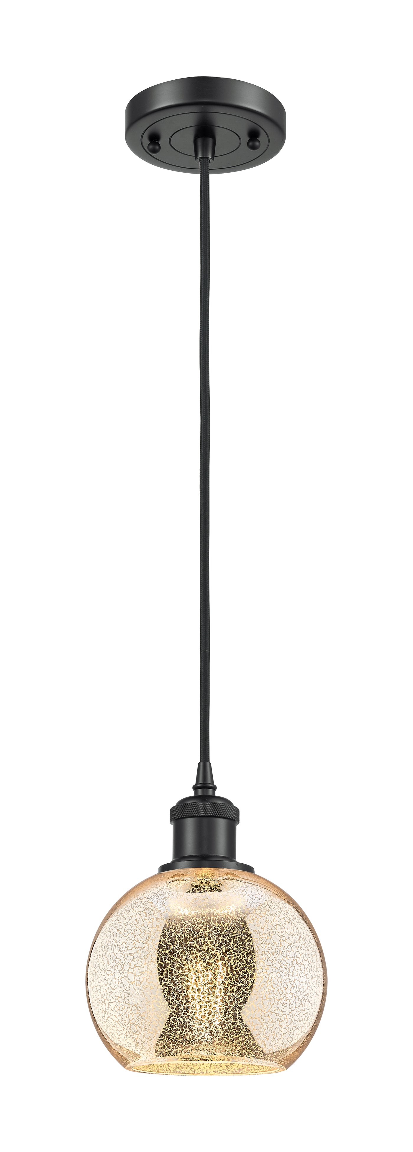 Ballston Mini Pendant Antique Brass Finish