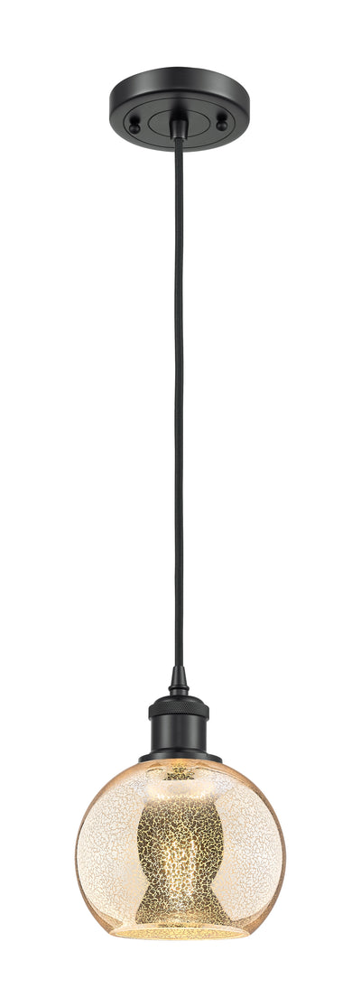 Ballston Mini Pendant Antique Brass Finish