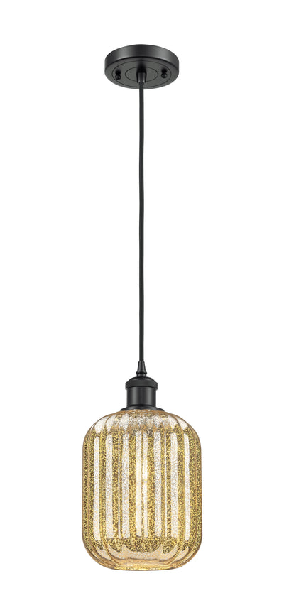 Ballston Mini Pendant Antique Brass Finish