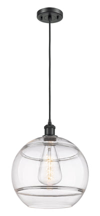 Ballston Mini Pendant Antique Brass Glass
