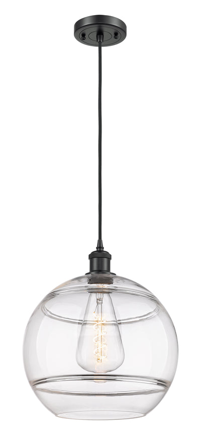 Ballston Mini Pendant Antique Brass Glass