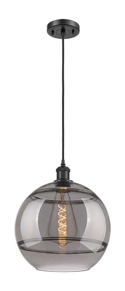 Ballston Mini Pendant Antique Brass Glass