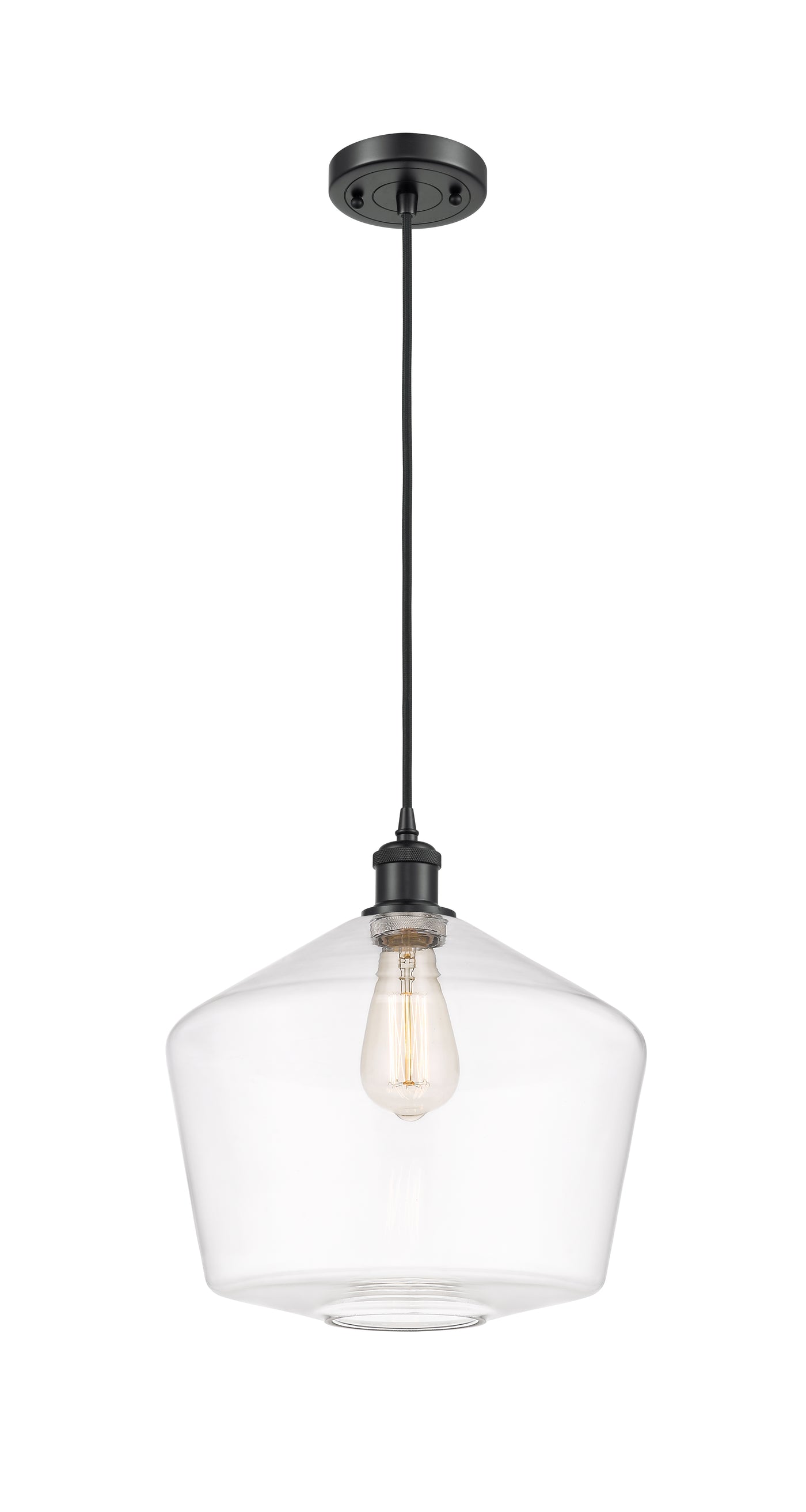 Ballston Mini Pendant Antique Brass 12 Inch