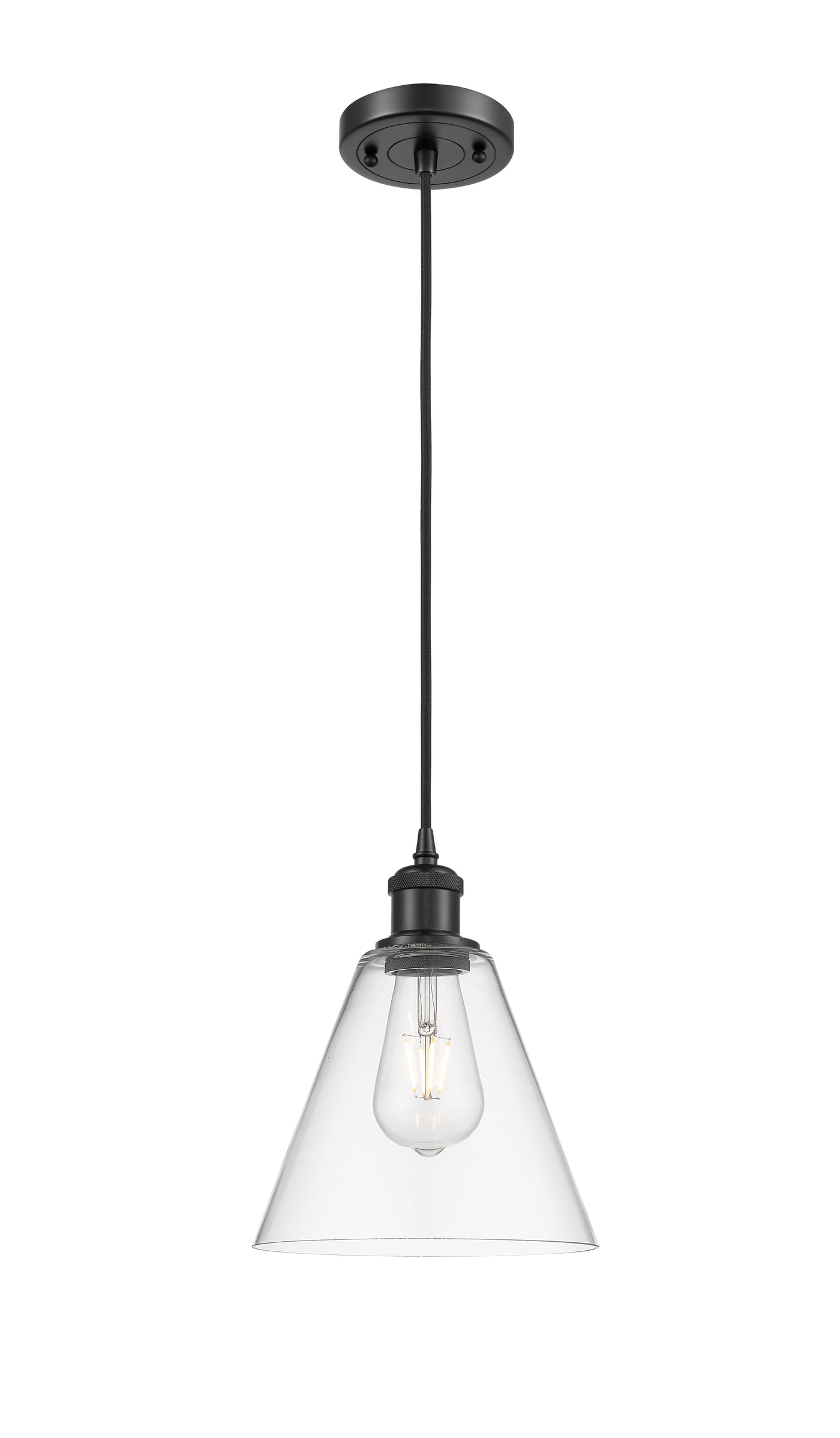 Ballston Mini Pendant Antique Brass Glass