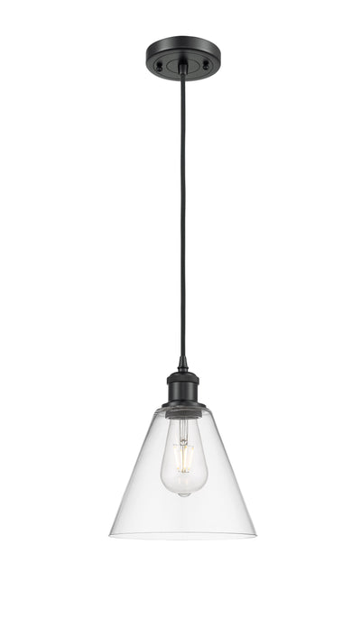 Ballston Mini Pendant Antique Brass Glass