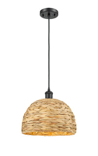 Ballston Mini Pendant Antique Brass 12 Inch