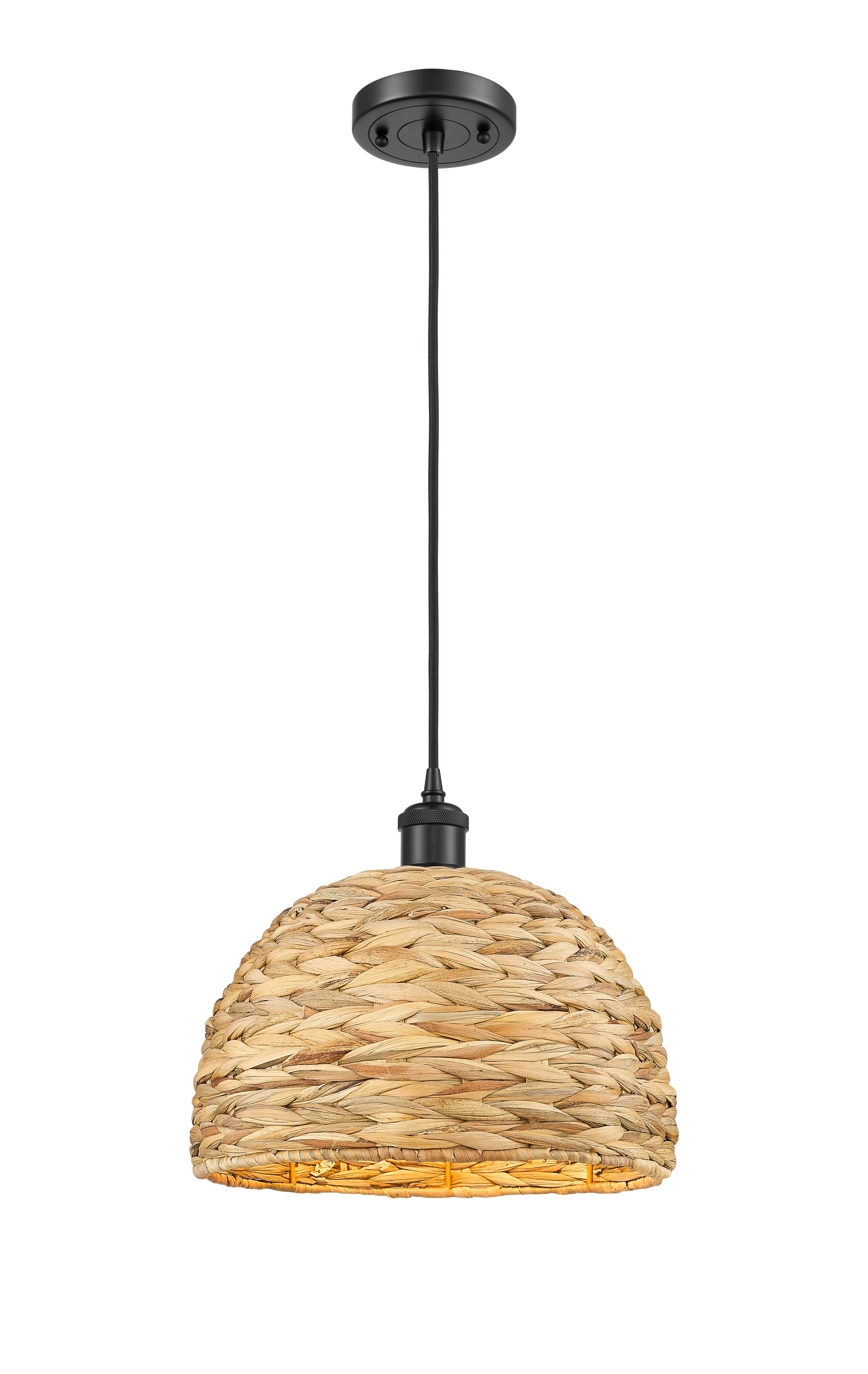 Ballston Mini Pendant Antique Brass 12 Inch