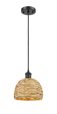 Ballston Mini Pendant Antique Brass Woven