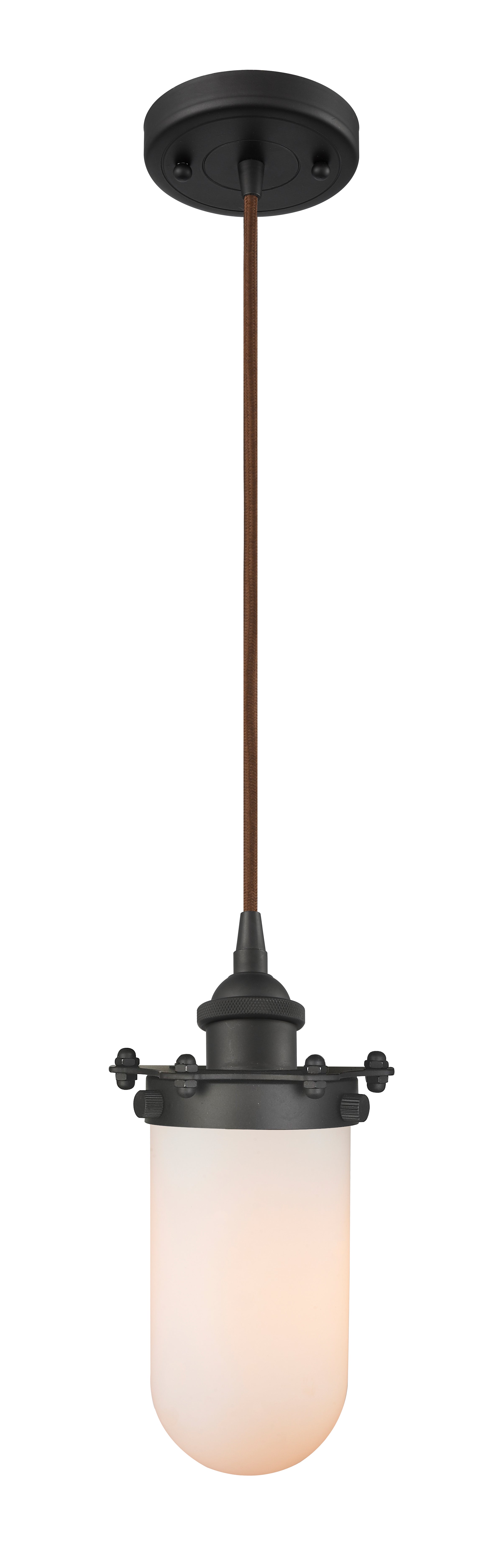 Austere Mini Pendant Black Antique Brass