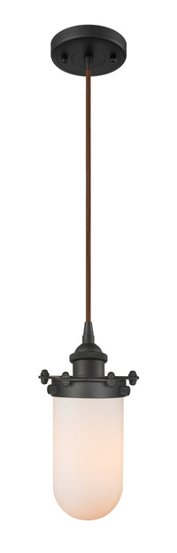 Austere Mini Pendant Black Antique Brass