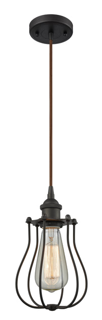 Ballston Mini Pendant Matte Black Cast Brass