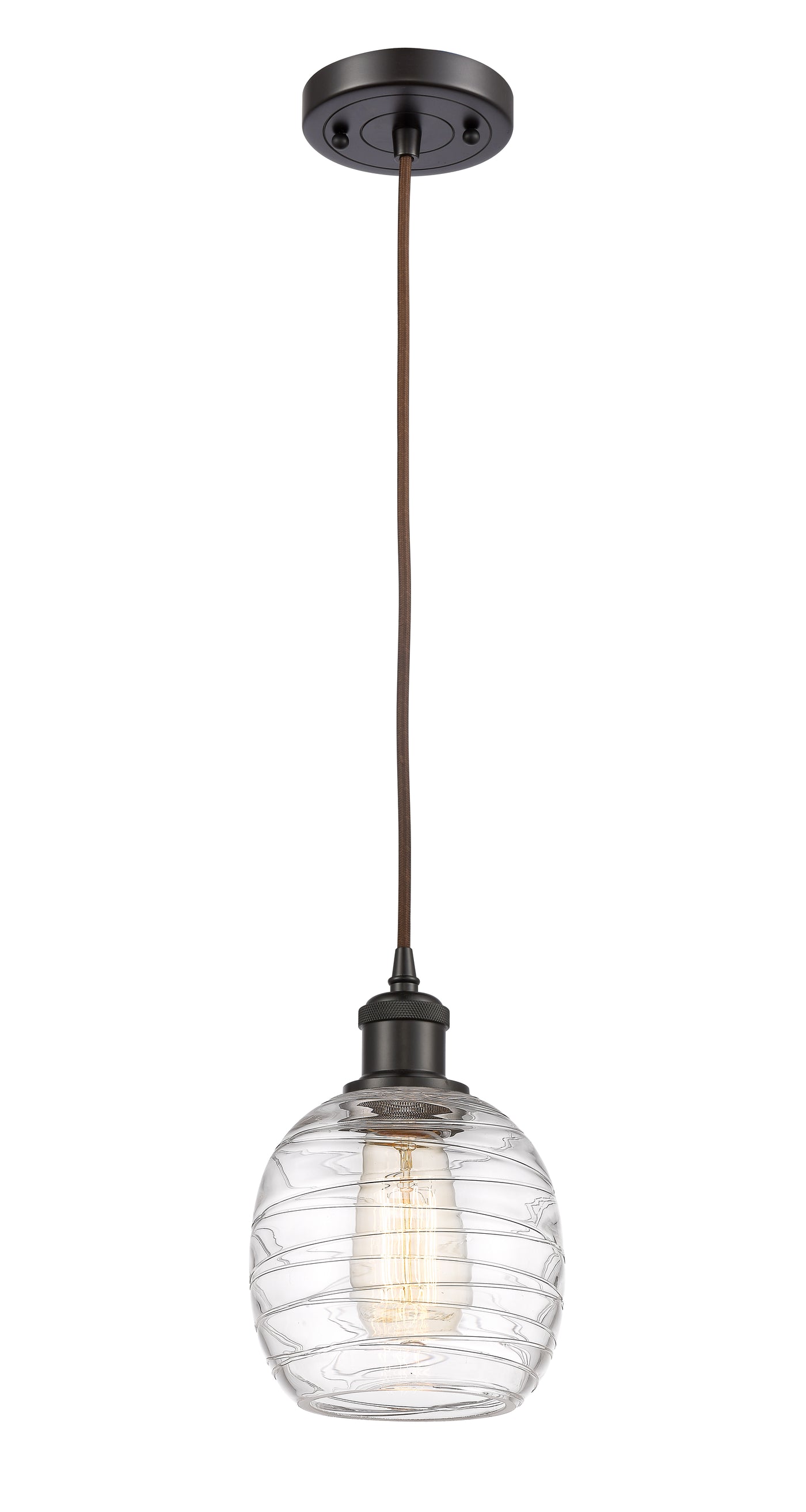 Ballston Mini Pendant Antique Brass Finish