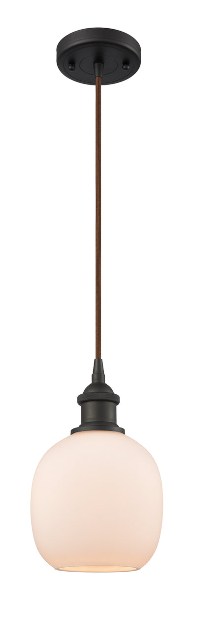 Ballston Mini Pendant Antique Brass Finish