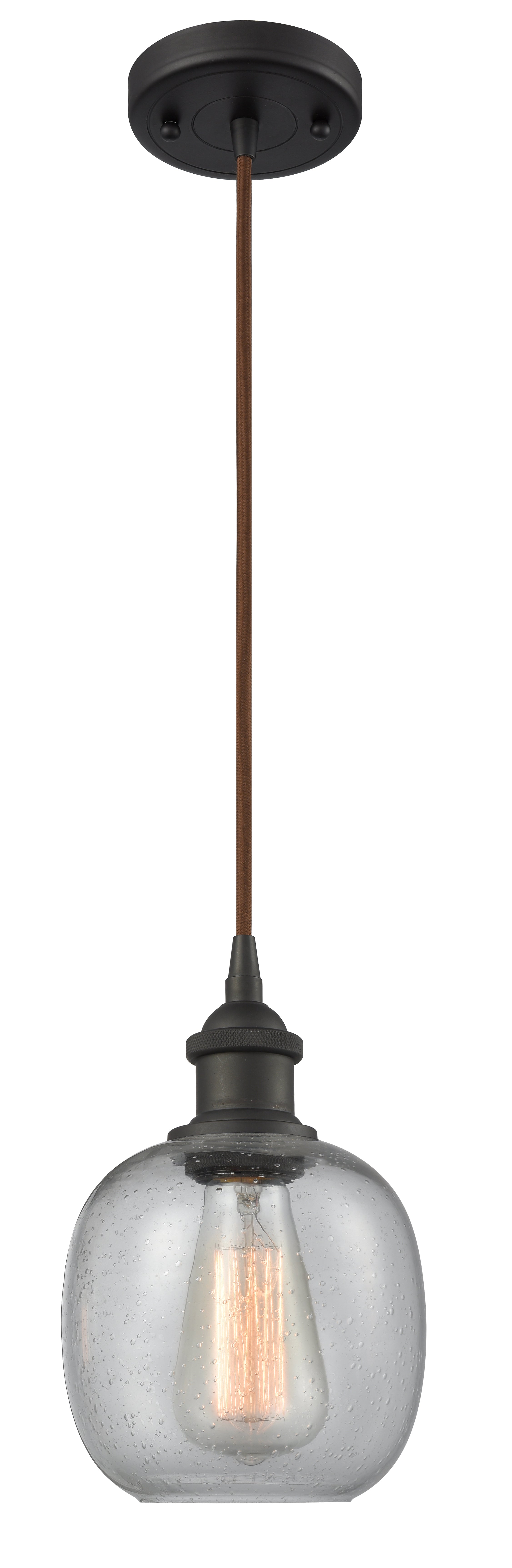 Ballston Mini Pendant Antique Brass Finish