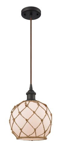 Ballston Mini Pendant Cast Brass 8 Inch