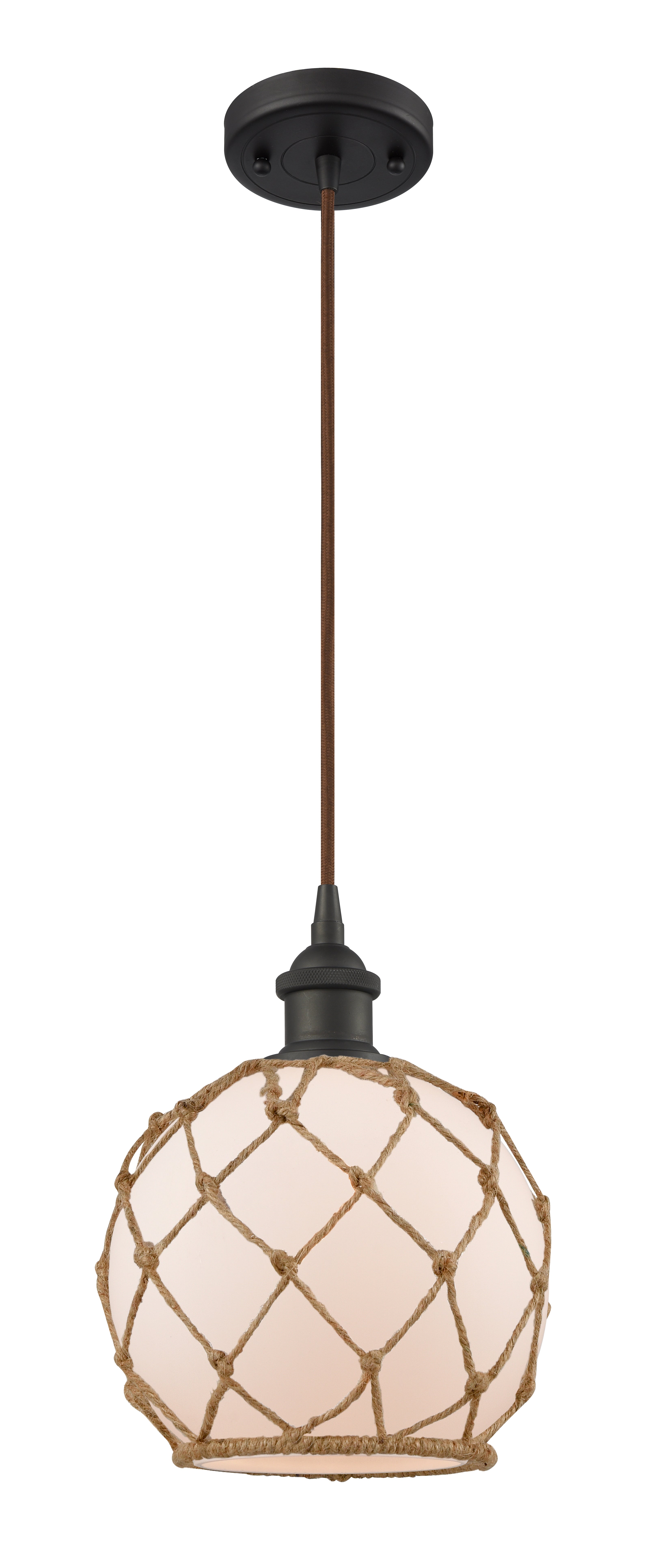 Ballston Mini Pendant Cast Brass 8 Inch