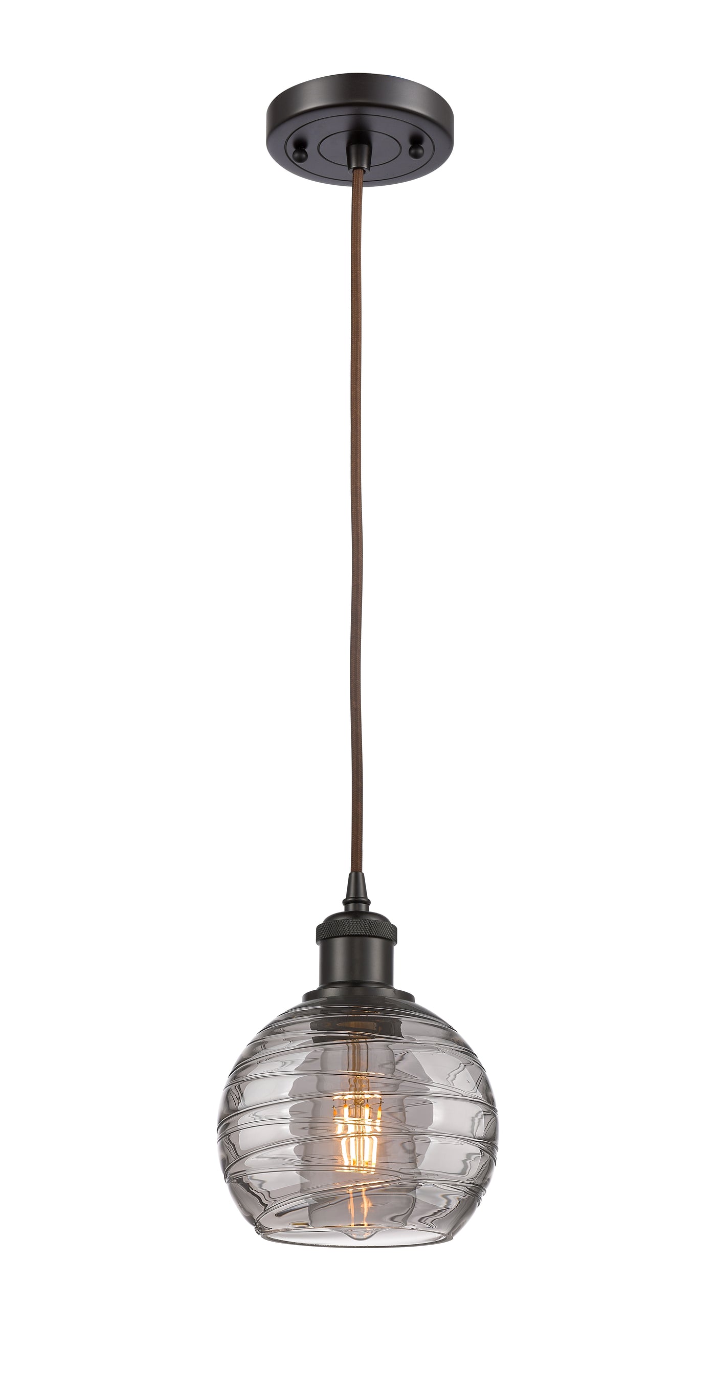 Ballston Mini Pendant Antique Brass Finish