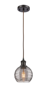 Ballston Mini Pendant Antique Brass Finish