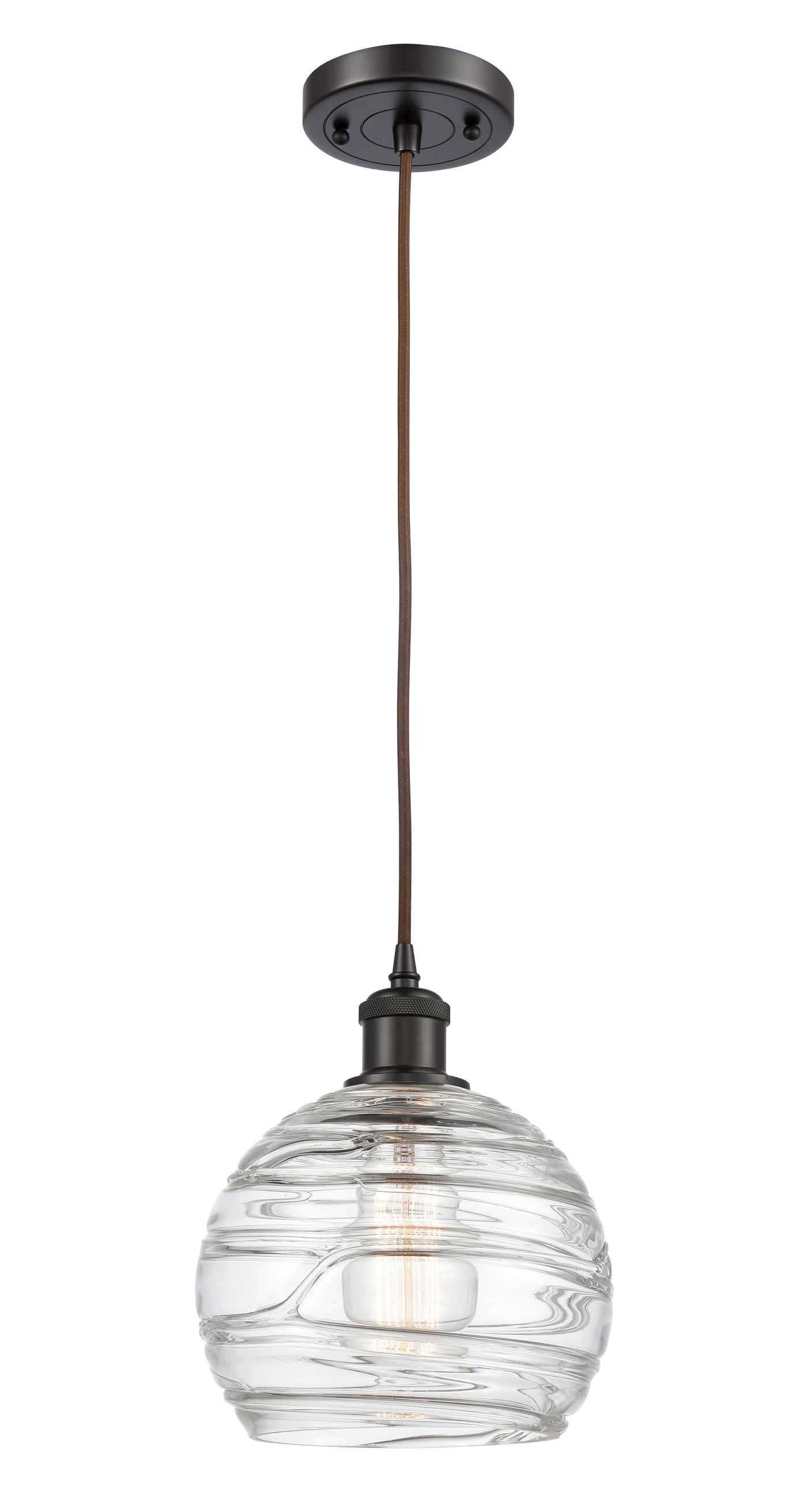 Ballston Mini Pendant Antique Brass Finish