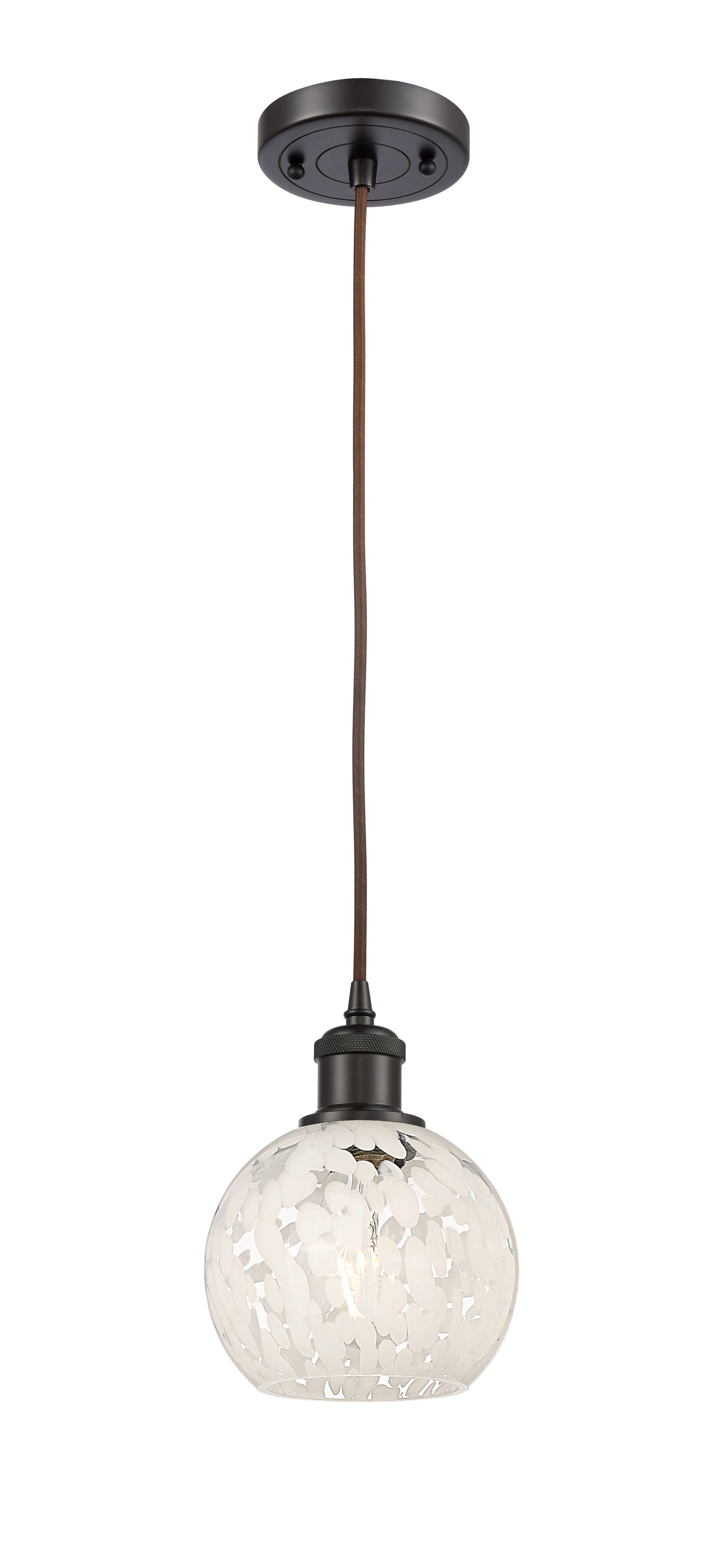 Ballston Mini Pendant Antique Brass 8 Inch