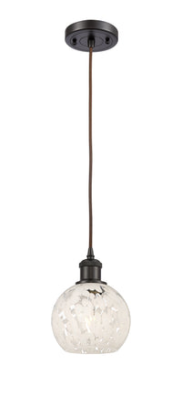 Ballston Mini Pendant Antique Brass 8 Inch