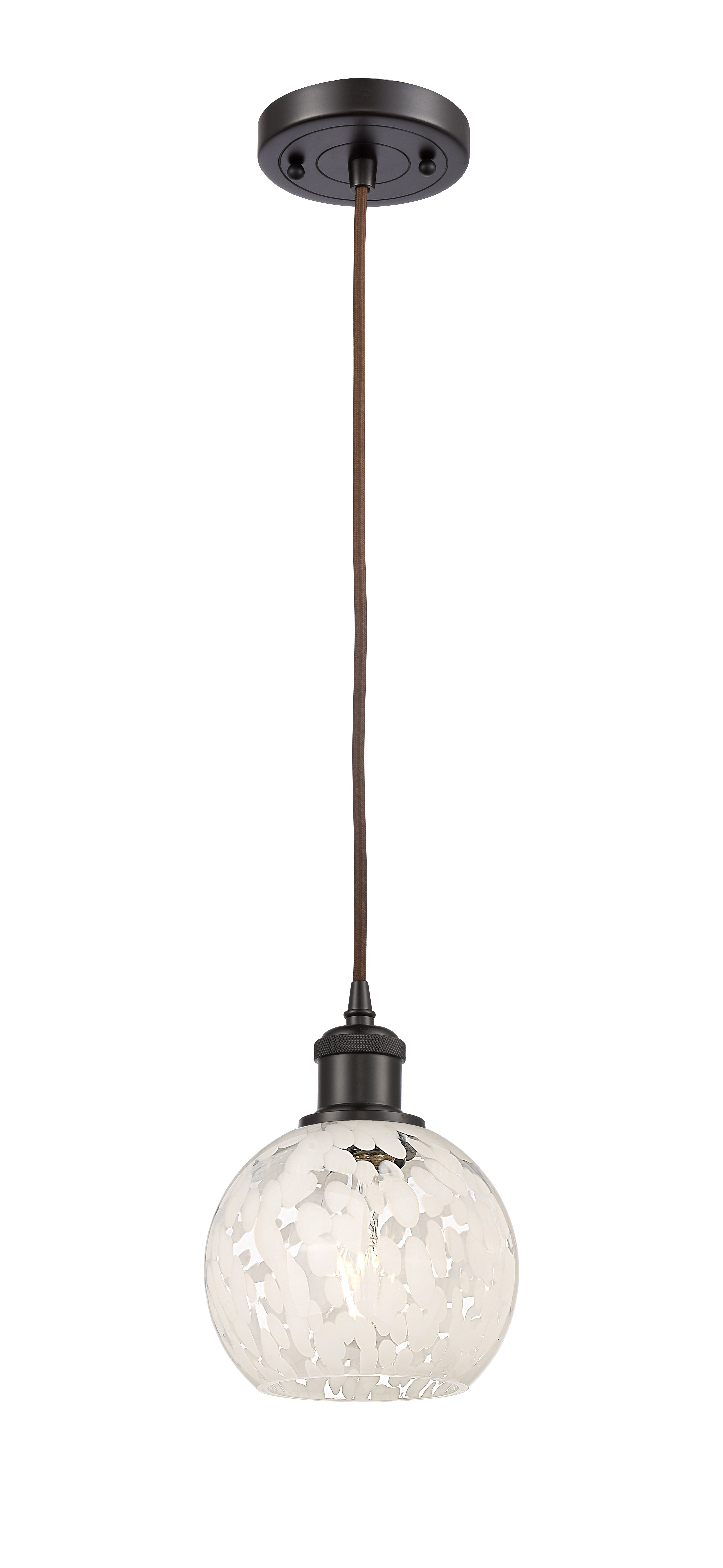 Ballston Mini Pendant Antique Brass 8 Inch