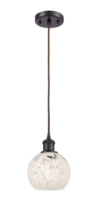 Ballston Mini Pendant Antique Brass 8 Inch