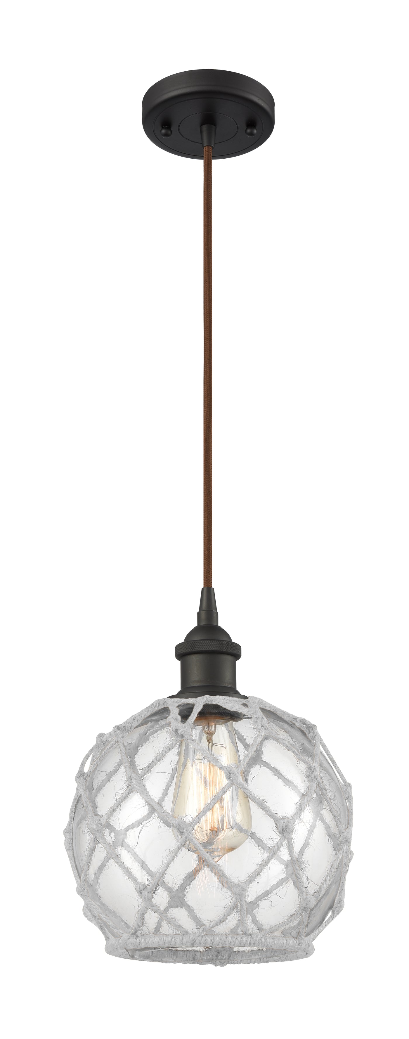 Ballston Mini Pendant Cast Brass 8 Inch