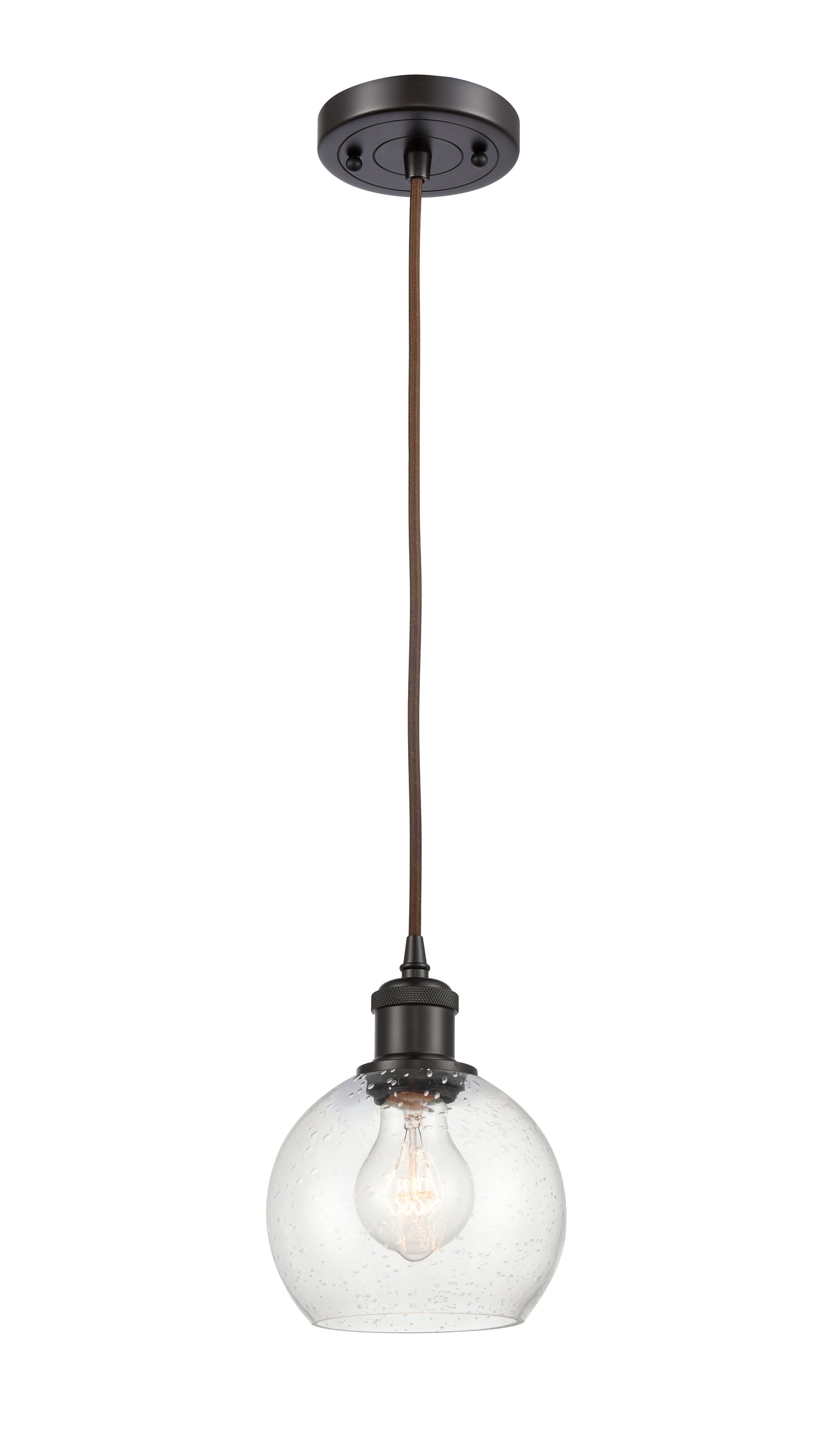 Ballston Mini Pendant Antique Brass Finish