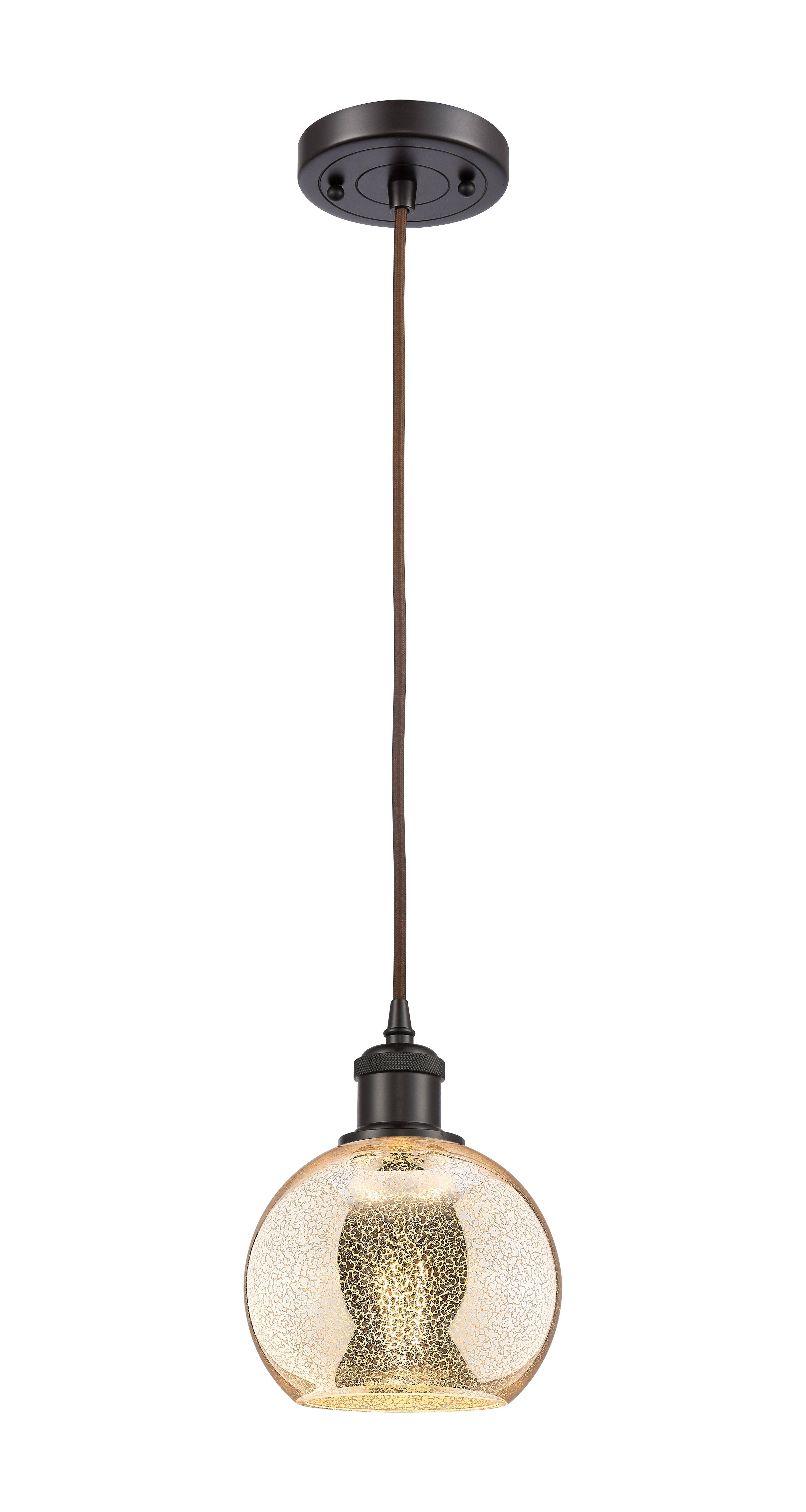 Ballston Mini Pendant Antique Brass Finish