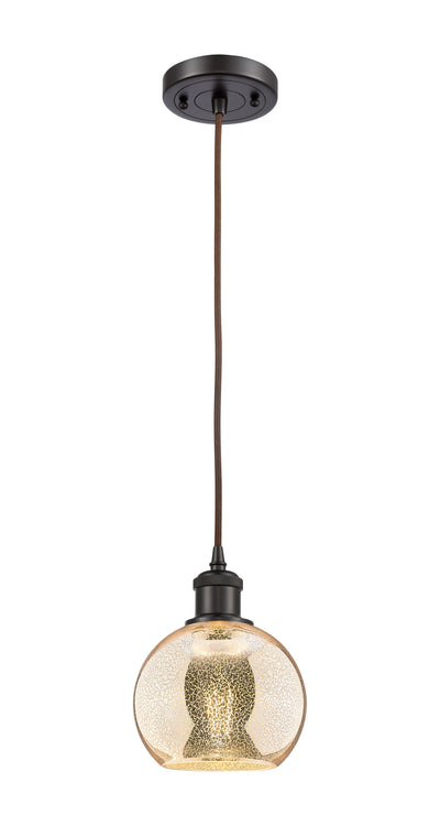 Ballston Mini Pendant Antique Brass Finish