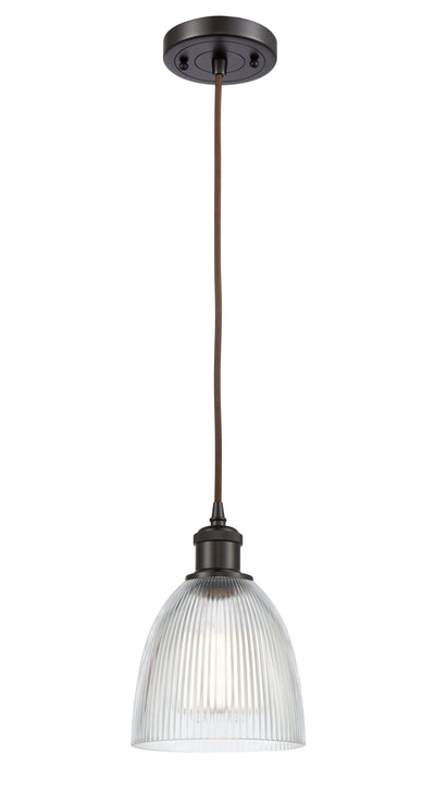 Ballston Mini Pendant Antique Brass Finish