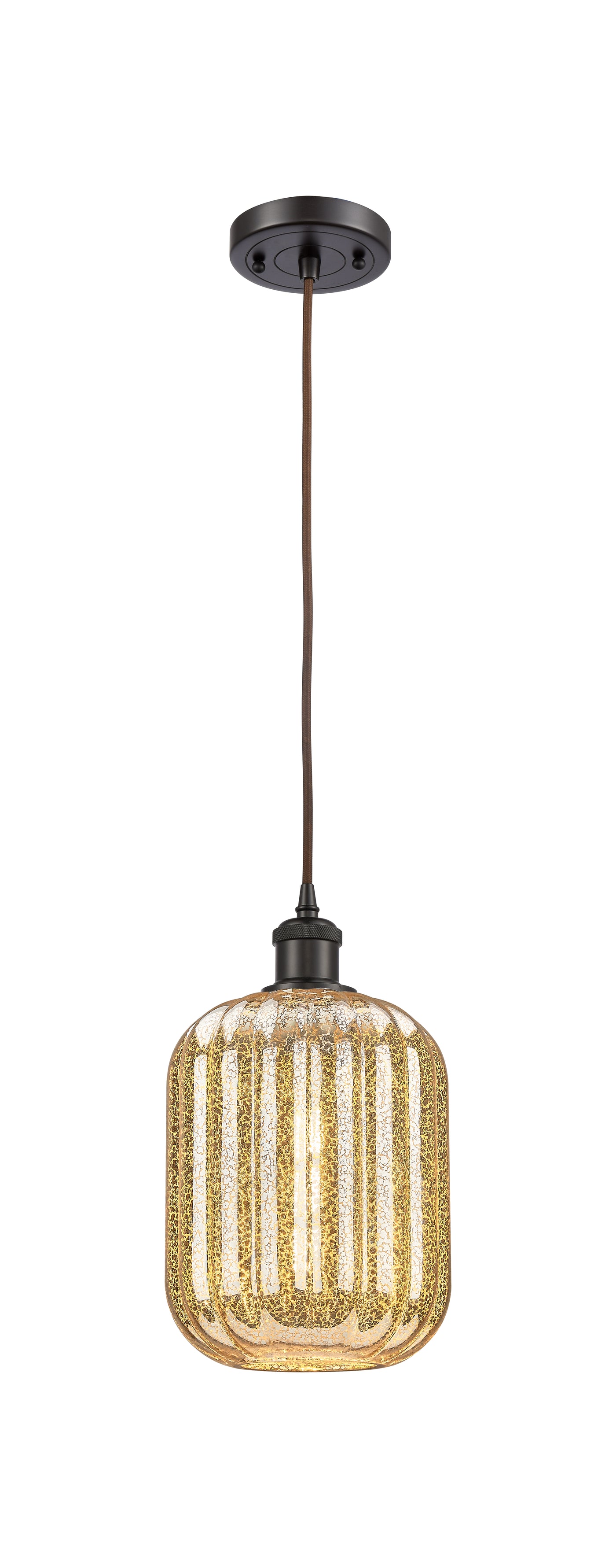 Ballston Mini Pendant Antique Brass Finish