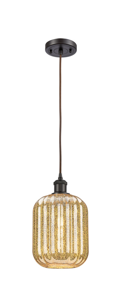 Ballston Mini Pendant Antique Brass Finish