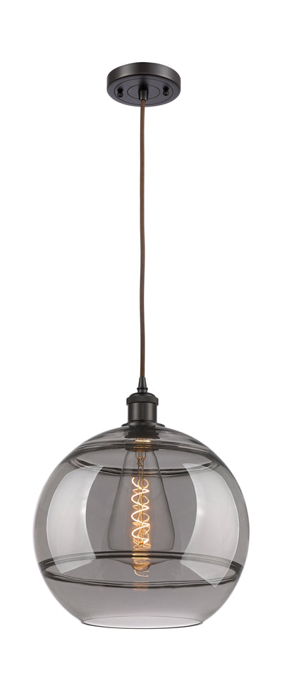 Ballston Mini Pendant Antique Brass Glass