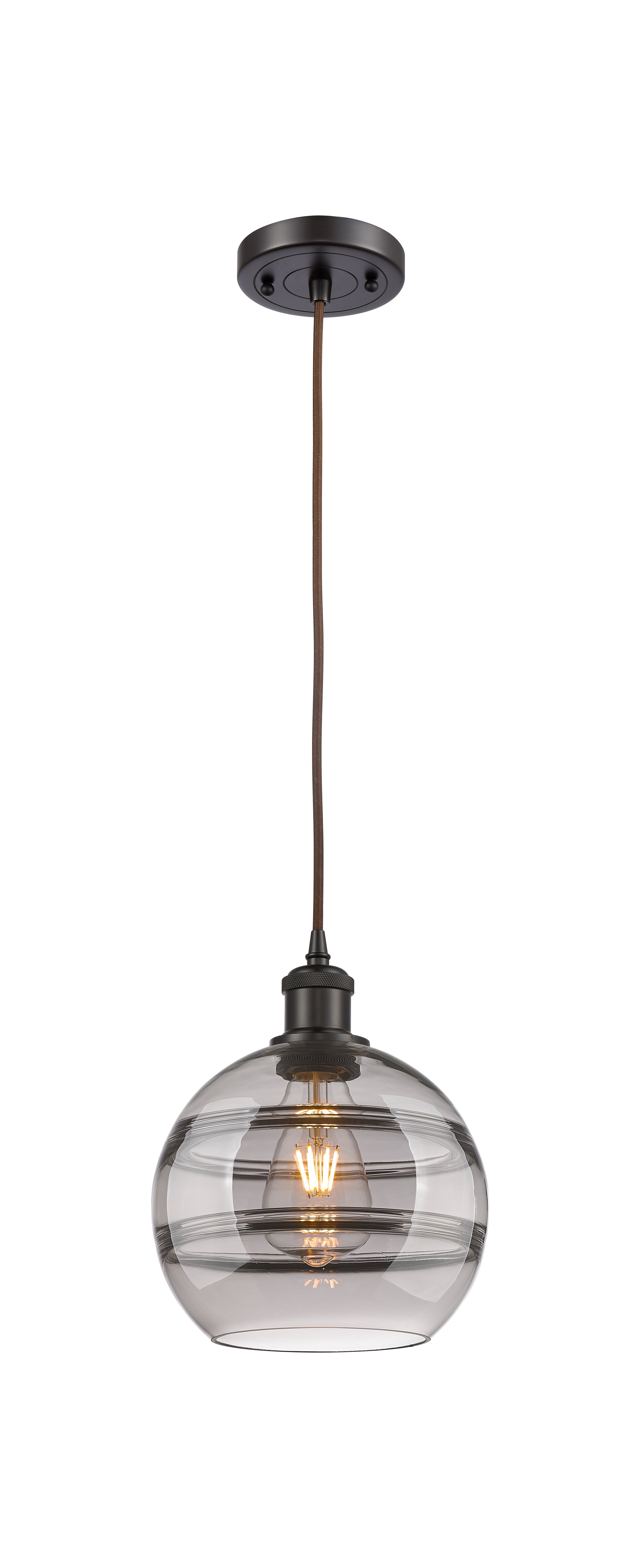 Ballston Mini Pendant Antique Brass Finish