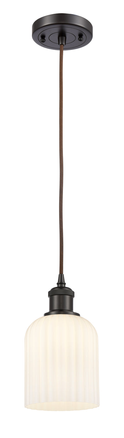 Ballston Mini Pendant Antique Brass Finish