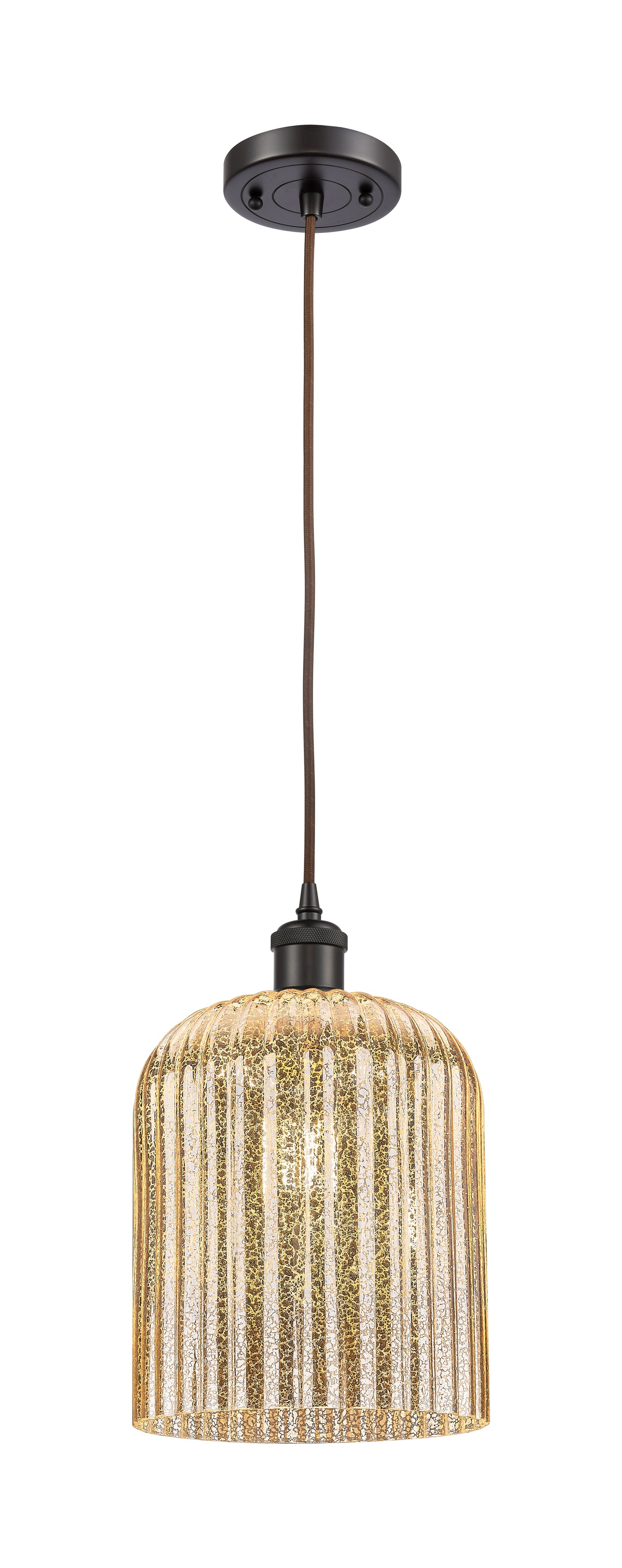 Ballston Mini Pendant Antique Brass 5 Inch