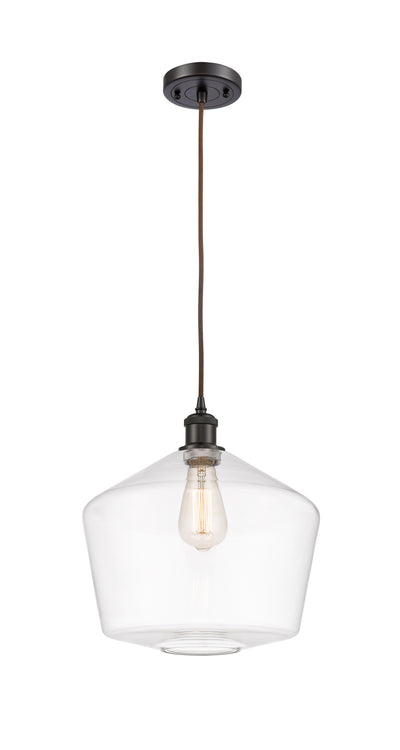 Ballston Mini Pendant Antique Brass 12 Inch