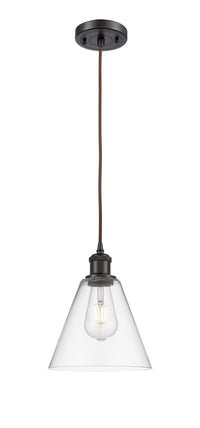 Ballston Mini Pendant Antique Brass Glass