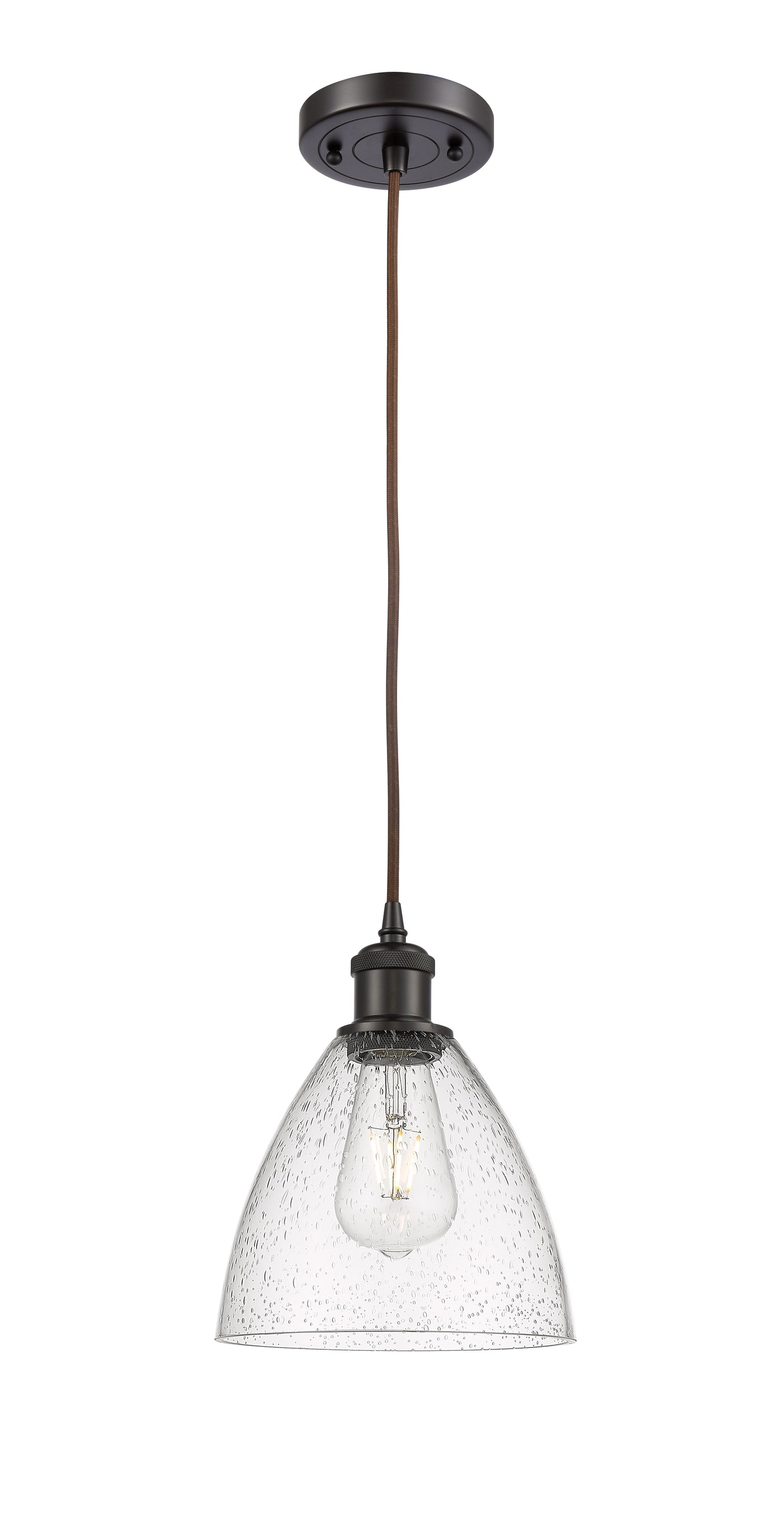 Ballston Mini Pendant Antique Brass Finish