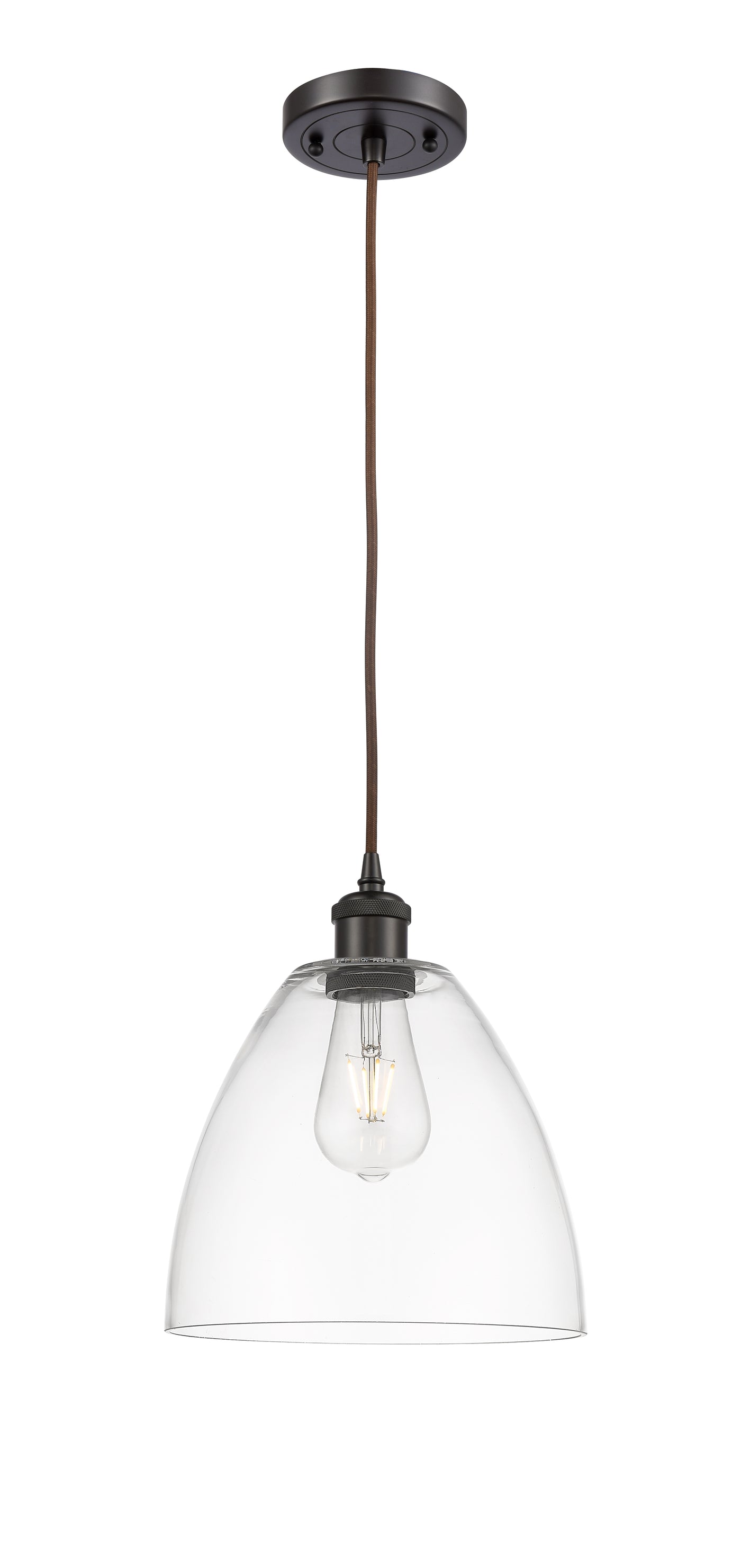 Ballston Mini Pendant Antique Brass Finish
