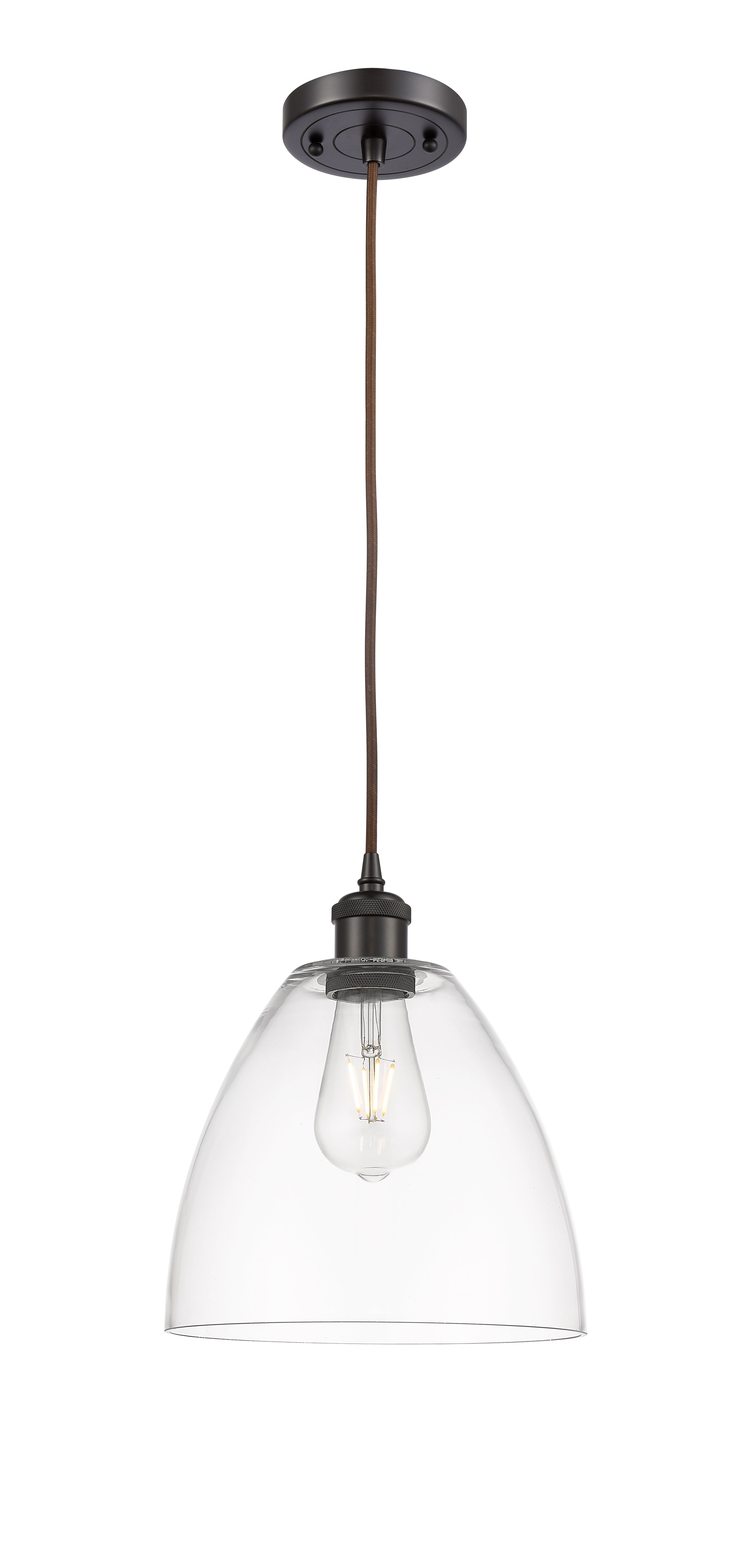 Ballston Mini Pendant Antique Brass Finish