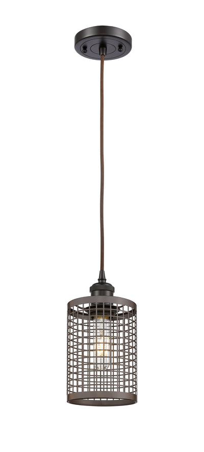 Ballston Mini Pendant Antique Brass Finish