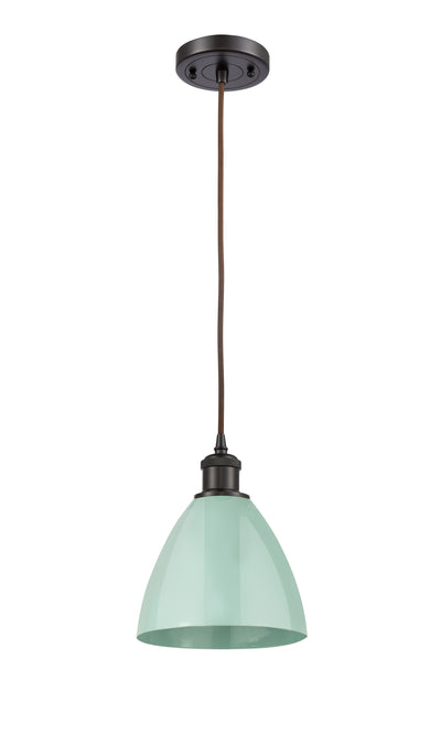 Ballston Mini Pendant Antique Brass Finish