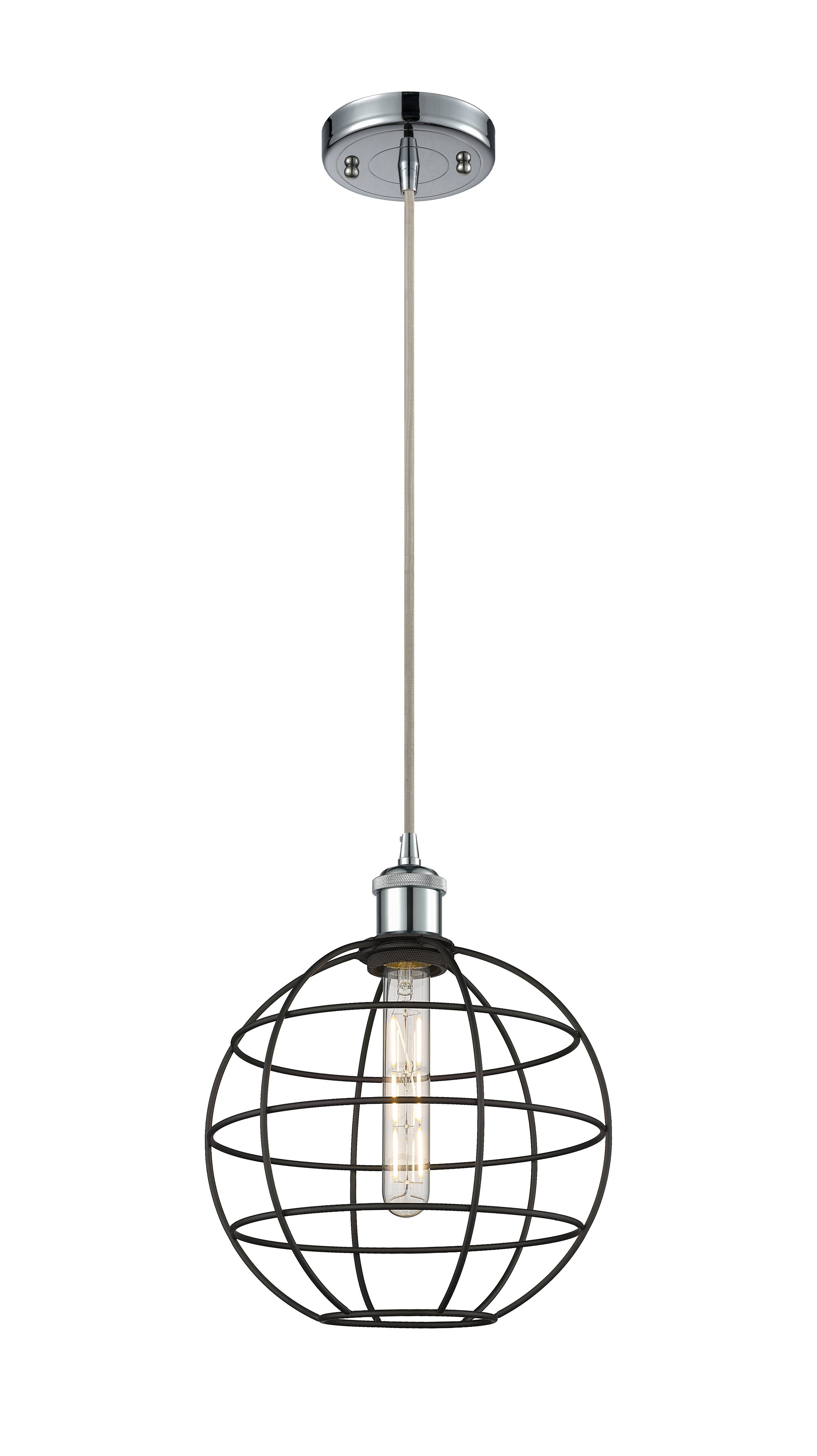 Ballston Mini Pendant Antique Brass 10 Inch
