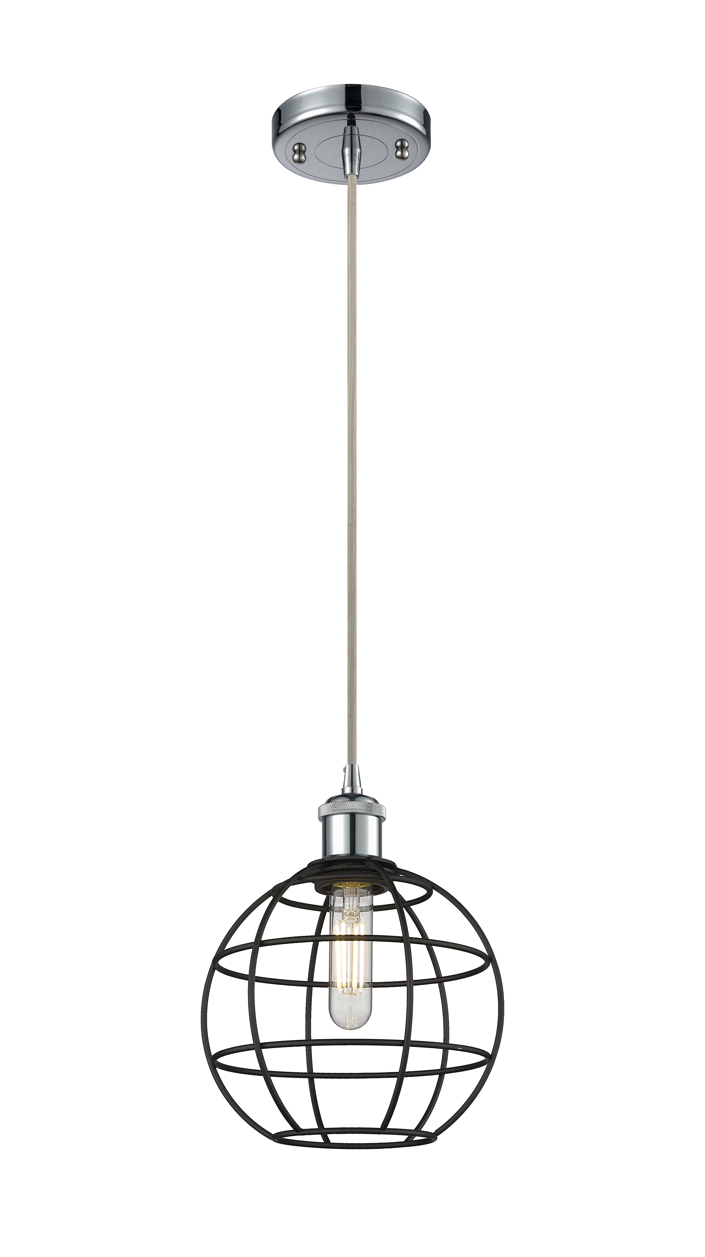 Ballston Mini Pendant Antique Brass Dimmable