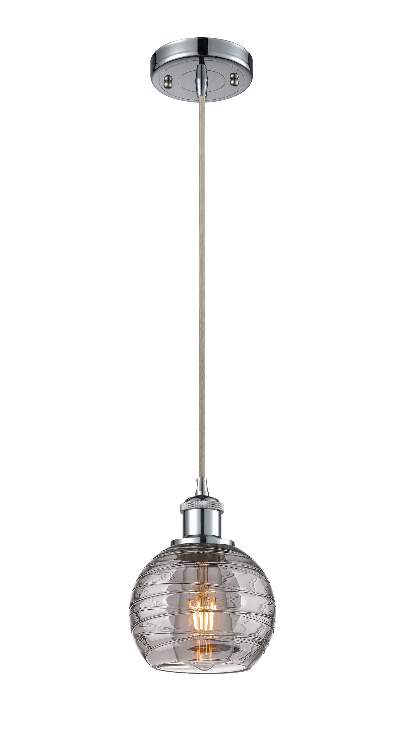 Ballston Mini Pendant Antique Brass Finish